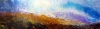 'Winter, below Ben Oss', Acrylic &amp; Pastel, 2007, 75 x 23 